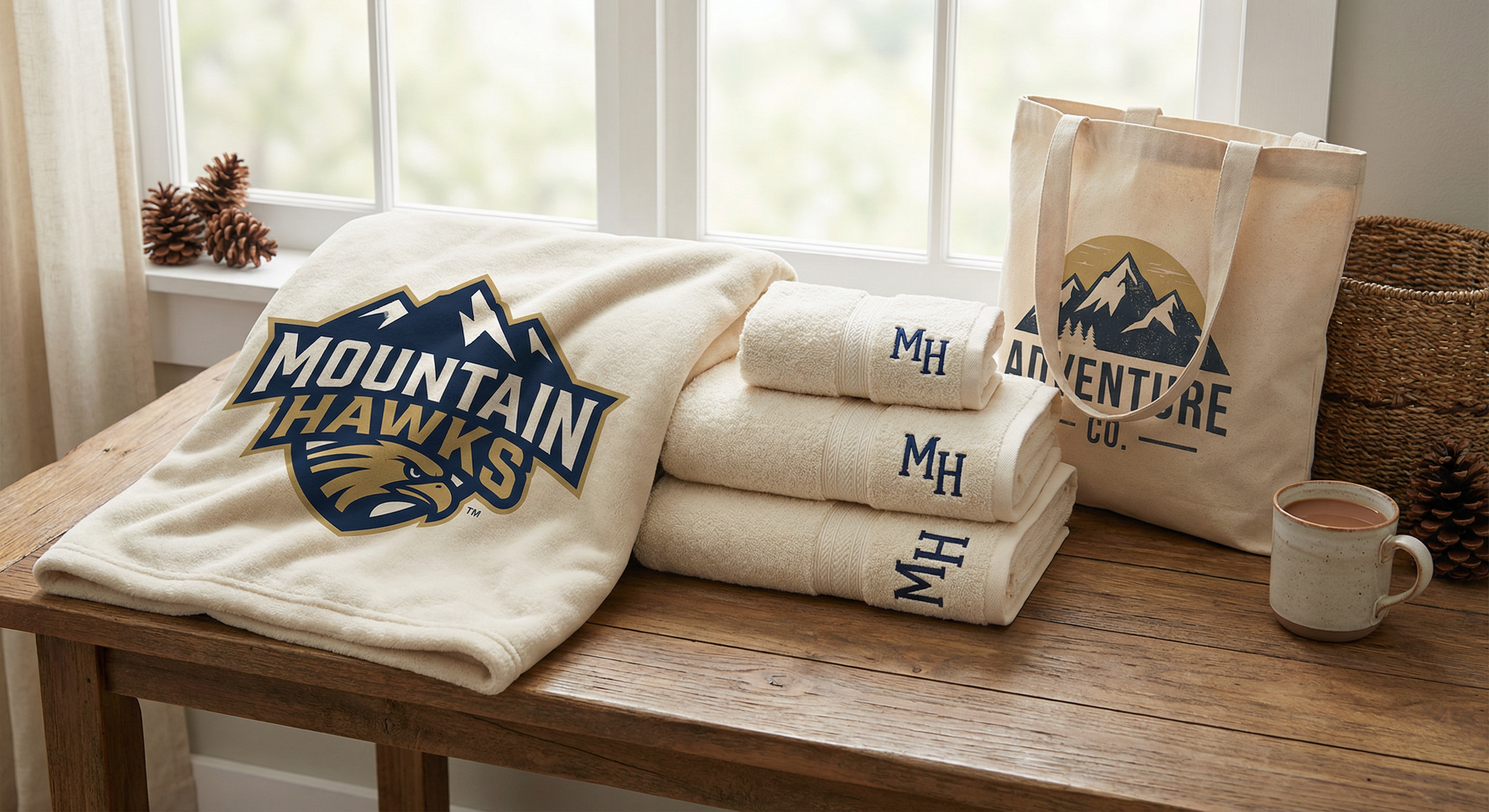 Custom printed fabric items and gifts