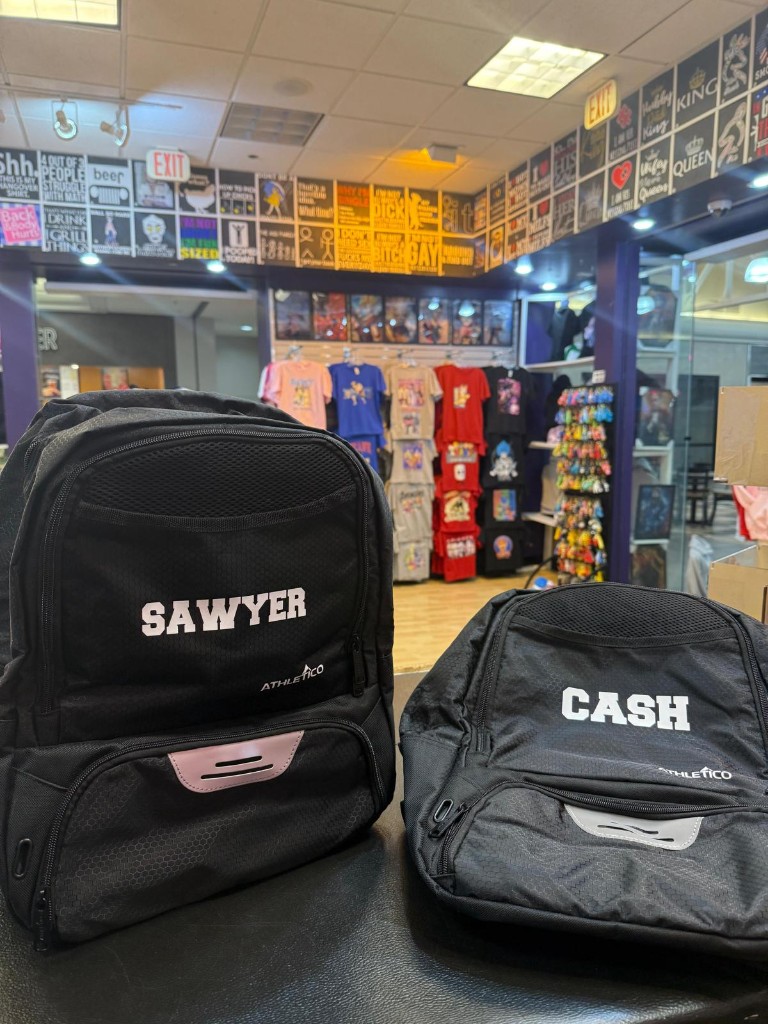 Personalized backpacks with names