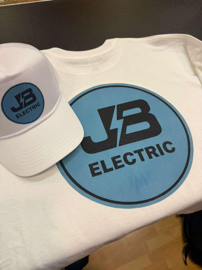 Custom branded hat and tee set